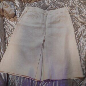 Red Valentino Cream Wool Dress Shorts